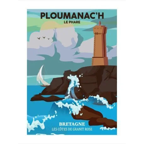 Poster – Le phare de Ploumanac&rsquo;h
