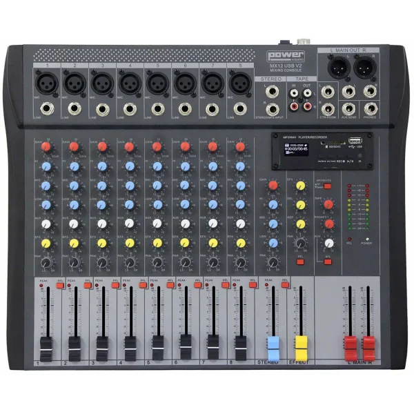 Power Acoustics – Sonorisation MX12 USB V2