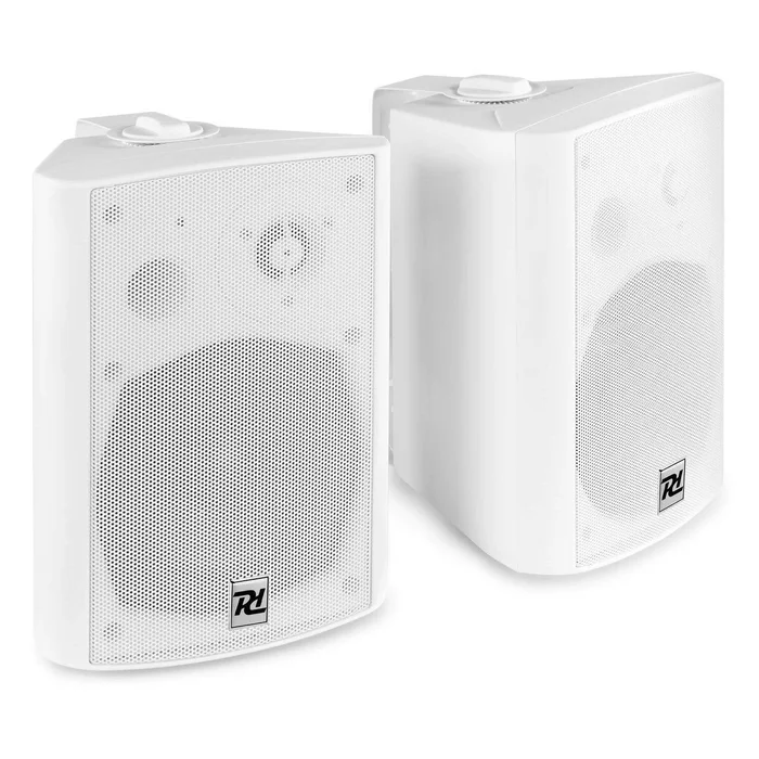 Power Dynamics DS65MB Enceintes Actives Bluetooth 2 Voies 125 Watts, Blanc