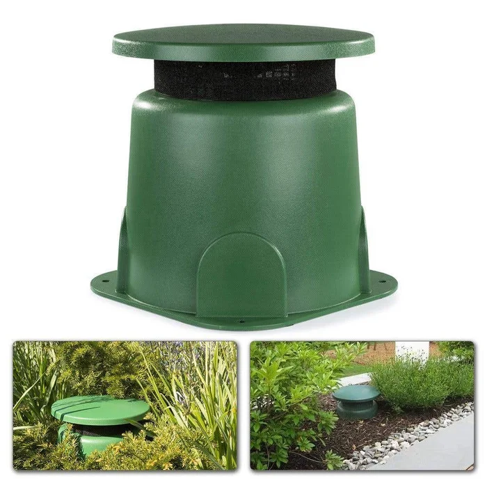 Power Dynamics GS530 Enceinte de Jardin, 30W, 360 Degrés – Vert, Installation 100V