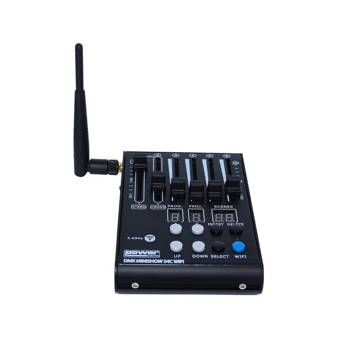 POWER LIGHTING MINISHOW54c W – Console DMX 54 Canaux Wifi