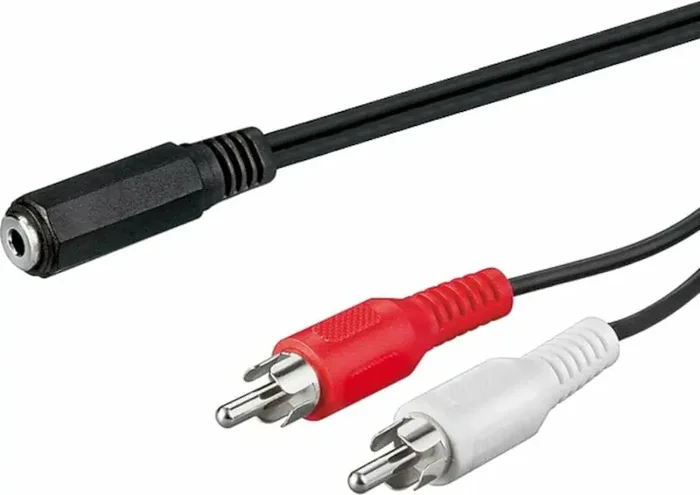 PremiumCord Jack 3.5mm-2xCINCH F/M 1,5 m Câble audio