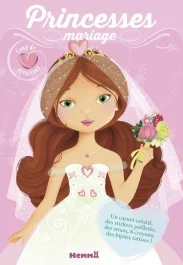 Princesses mariage. Avec un carnet créatif, des stickers pailletés, des strass, 6 crayons, des bijou