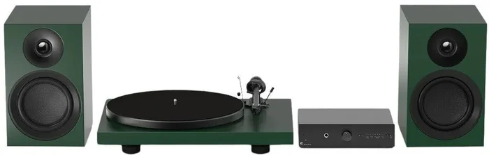 Pro-Ject Colourful Audio System E Satin Fir Green Kit Turntable