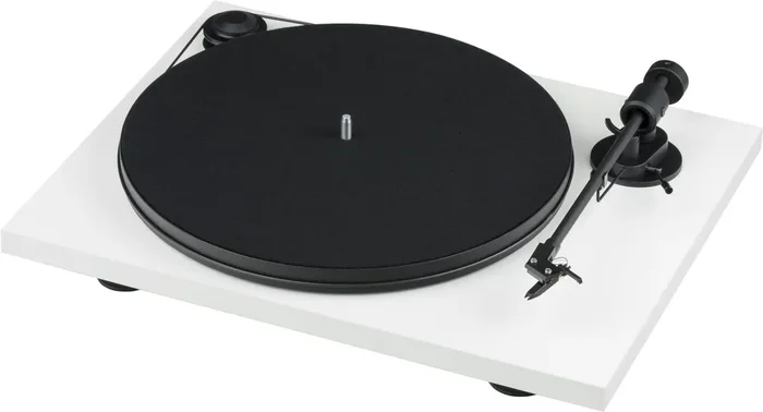 Pro-Ject Primary E Phono + OM NN High Gloss White Tourne-disque
