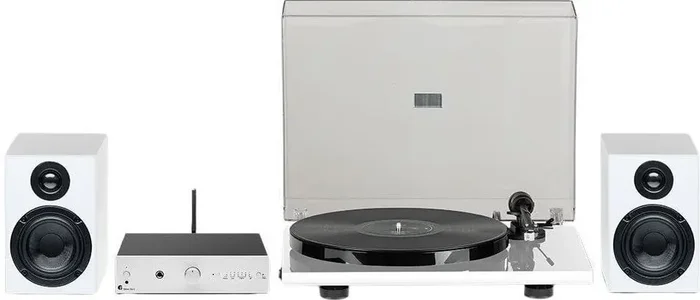 Pro-Ject Stereo Set E Phono Silver White Kit Turntable