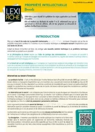 Propriété intellectuelle