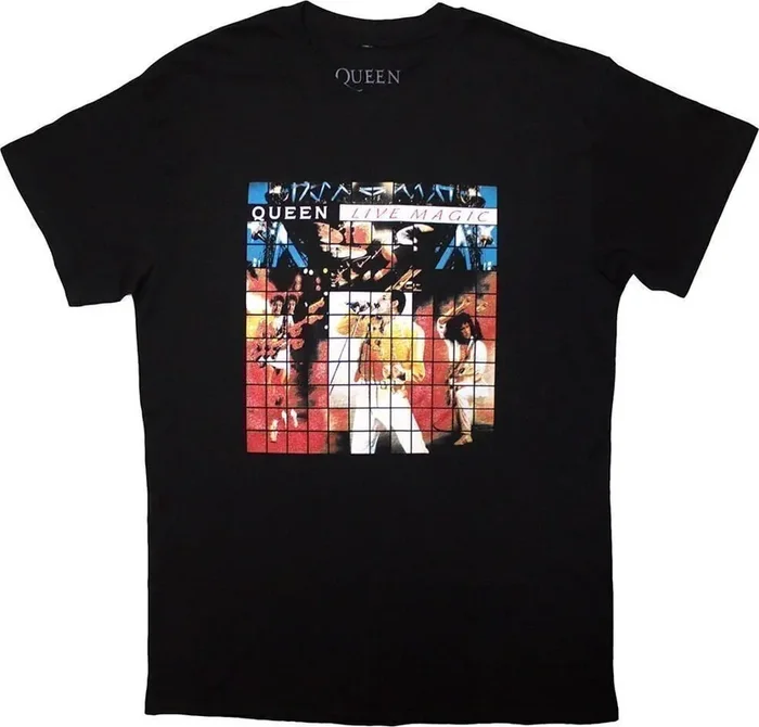 Queen T-shirt Live Magic Unisex Black M