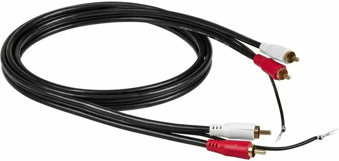 RCA Phono Cable 1,5 m Câble Hi-Fi Tonearm