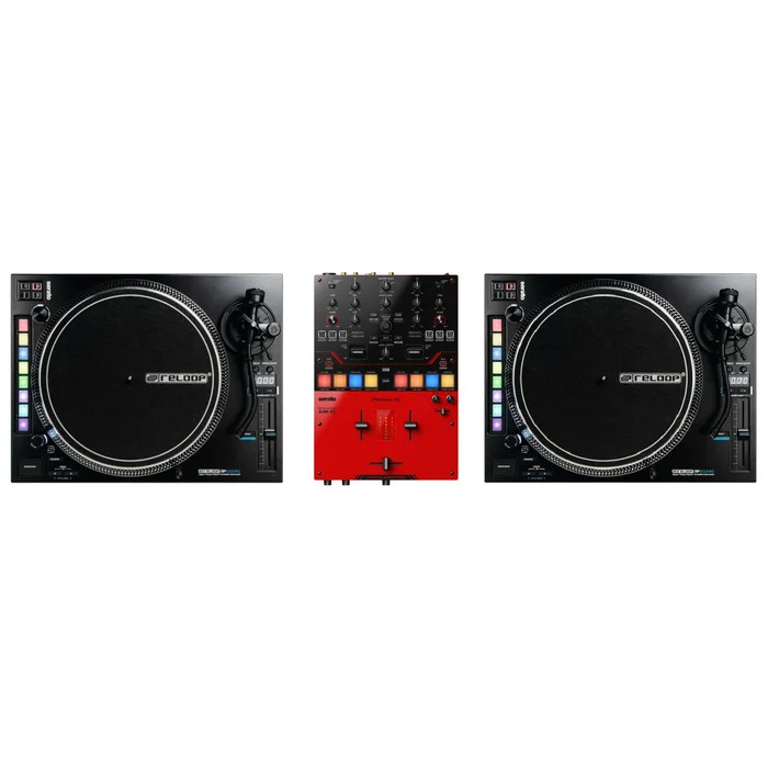 RELOOP Pack Regie DJ Vinyle : RP 8000 MK2 Silver + DJM-S5