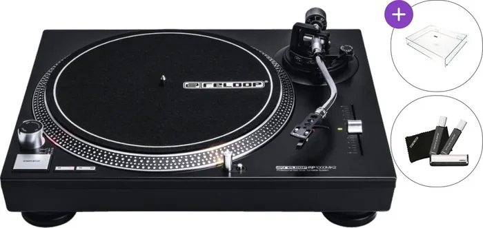 Reloop RP-1000 MK2 Compact SET Black Platine vinyle DJ