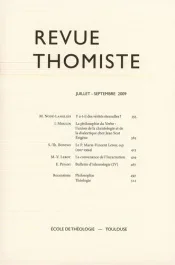 Revue thomiste – N°3/2009