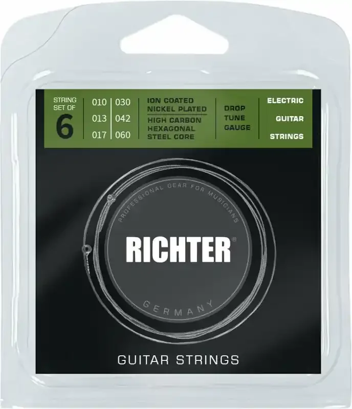 Richter Ion Coated Electric Guitar Strings – 010-060 Cordes pour guitares électriques