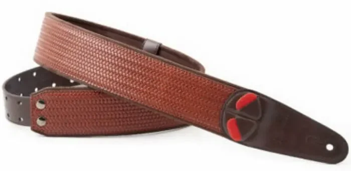 RightOnStraps M-Bond 60 Sangle pour guitare Brown