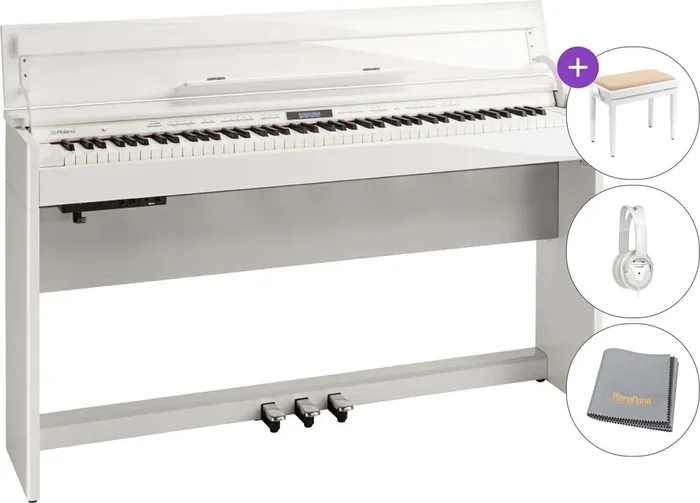 Roland DP603 SET Piano numérique Gloss White