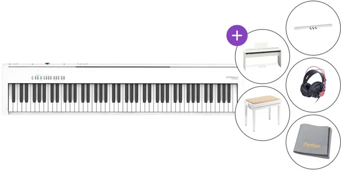 Roland FP 30X WH Deluxe SET Piano de scène White