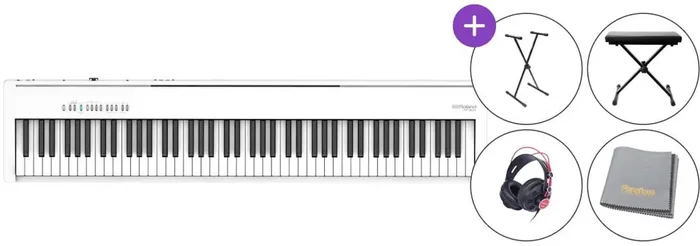 Roland FP 30X WH SET Piano de scène White