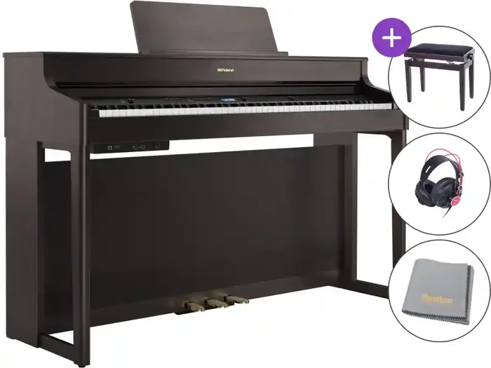 Roland HP 702 SET Piano numérique Dark Rosewood