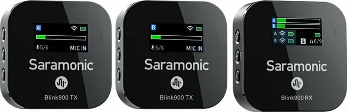 Saramonic Blink900 B2 Advanced 2.4 GHz(2TX+1RX) Système sans fil