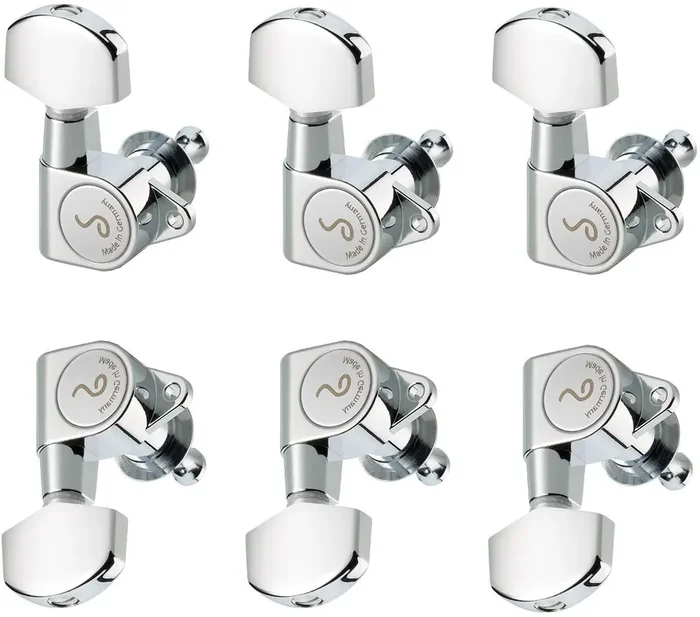 Schaller M6 90 3L/3R solid 21,7 Chrome Mécanique pour guitare