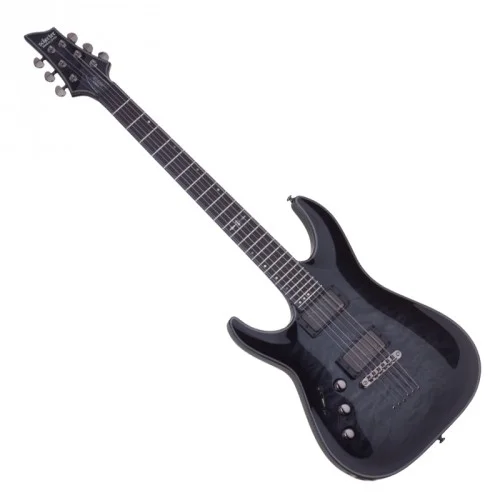 SCHECTER HELLRAISER HYBRID C-1 LH TRANS BLACK BURST