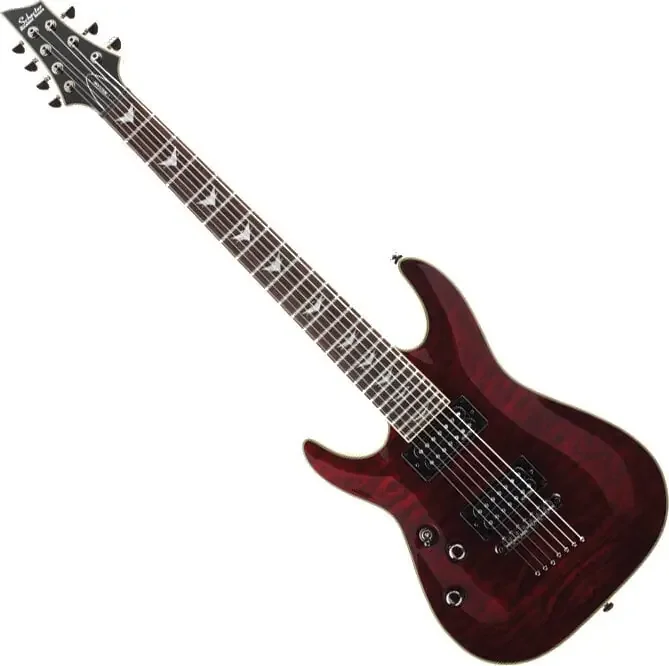 Schecter Omen Extreme-7 LH Black Cherry Guitare électrique