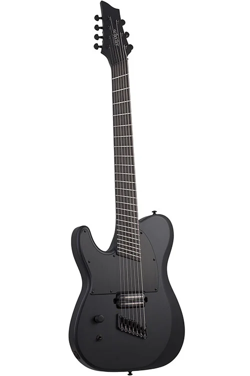 SCHECTER Pt-7 Black Multi-Scale Ops Lh Satin Black Open Pore