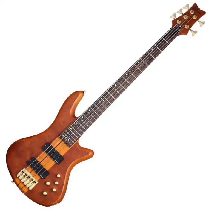 Schecter Stiletto Studio-5 Honey Satin Basse 5 cordes