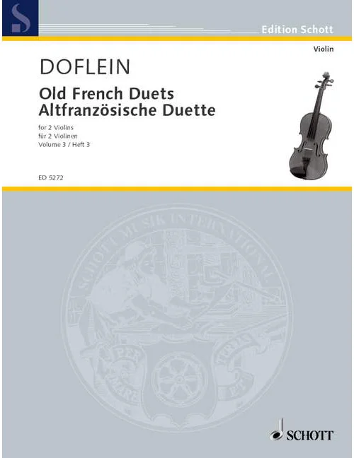 Schott Anciens Dous Francais – 2 Violons