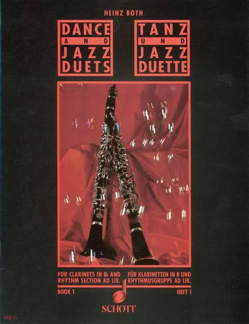 Schott Both H. – Dance And Jazz Duets Vol.1 – 2 Clarinettes et Section Rythmique Ad.lib.