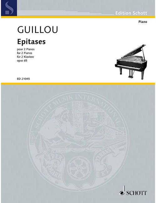 Schott Guillou – Epitases Op. 65 – 2 Pianos