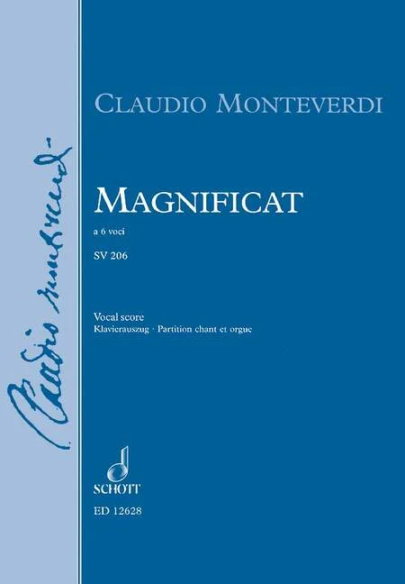Schott MONTEVERDI CLAUDIO – MAGNIFICAT M XIV, 327 / SV 206, ANH.