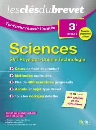 Sciences 3e cycle 4. SVT Physique-Chimie Technologie, Edition 2018