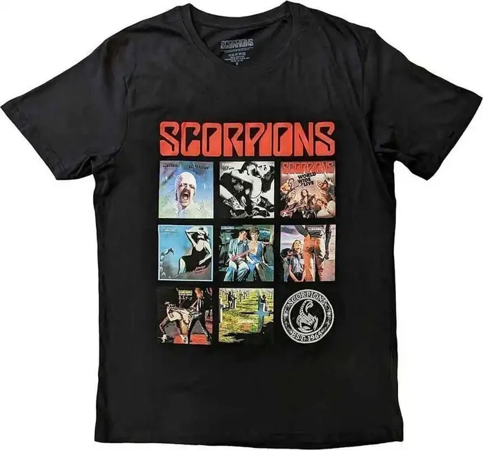 Scorpions T-shirt Remastered Unisex Black S
