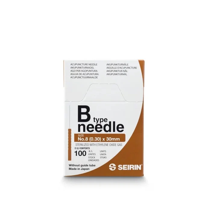 Seirin® 0,30 x 30 mm – B8-30 – sans guide (100 pcs/boîte)