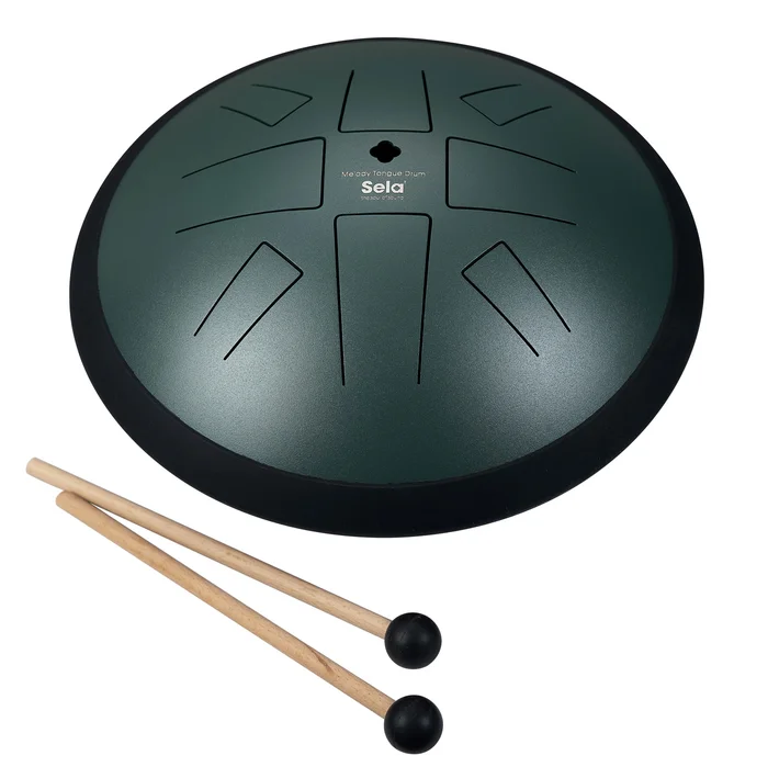 SELA Percussion Melody Tongue Drum 10&Prime; C Golden Gate Gold