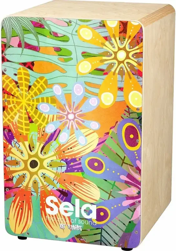 Sela SE 179 Art Series Flower Power Кахони дървени
