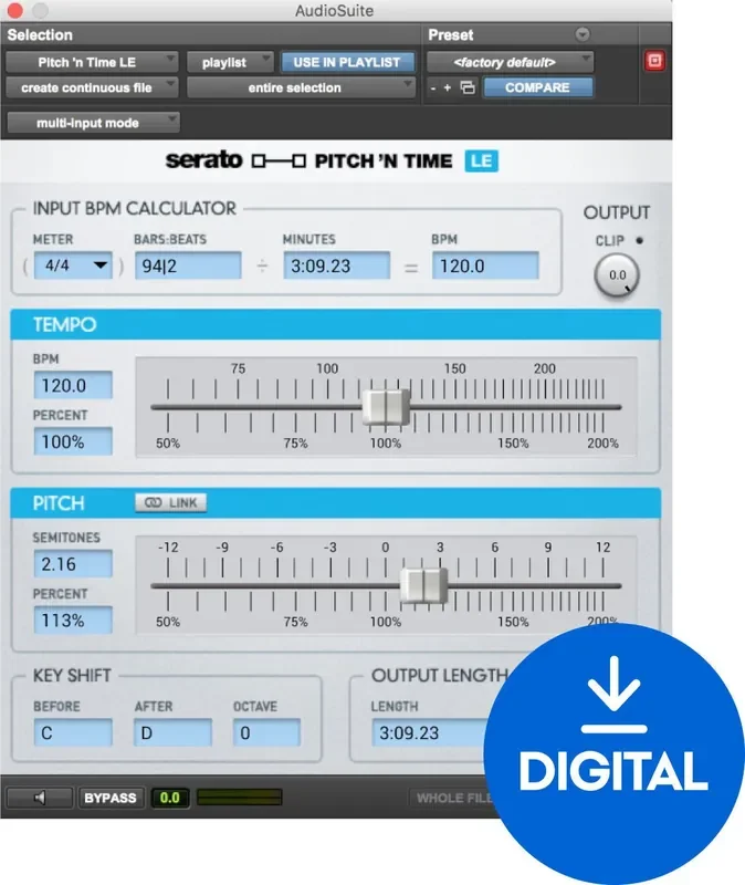 Serato Pitch ‘n Time LE (Produit numérique)