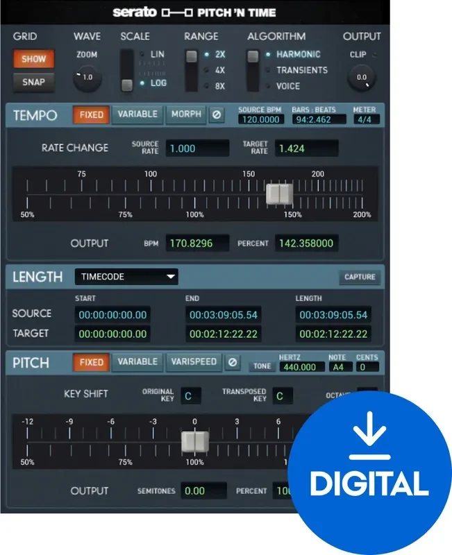 Serato Pitch ‘n Time Pro (Produit numérique)
