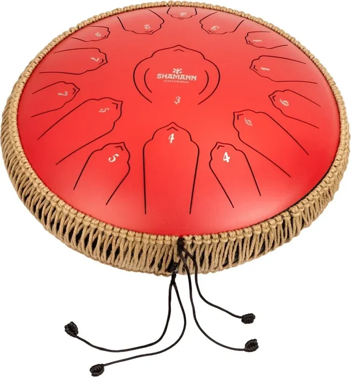 Shamann 14″ 15 Notes C Major Red Tongue Drum