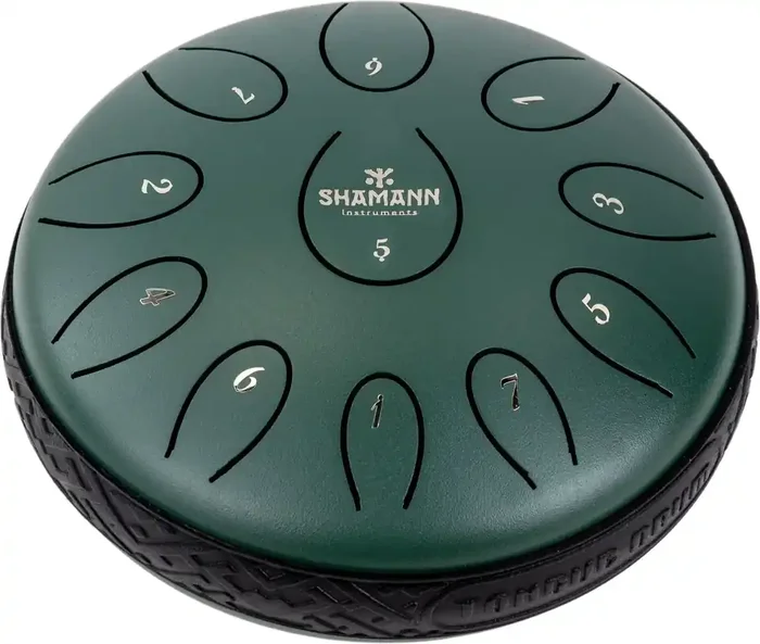 Shamann 6″ 11 Notes D5-Major Green Tongue Drum
