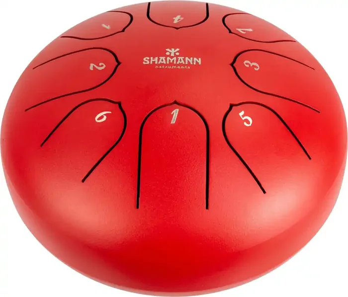 Shamann 6″ 8 Notes C5 Major Red Tongue Drum