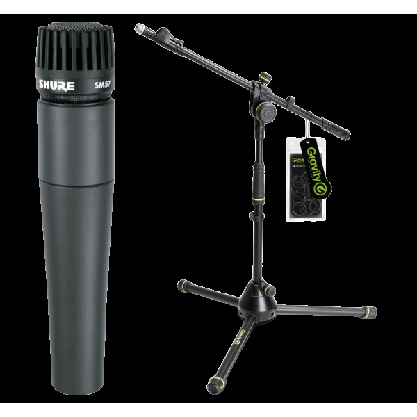 Shure Pack SM57 LCE + Pied Micro MS 4222 B