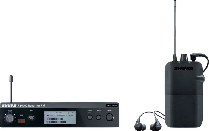 Shure PSM 300 – Pack Avec Intras SE112 – Bande L19