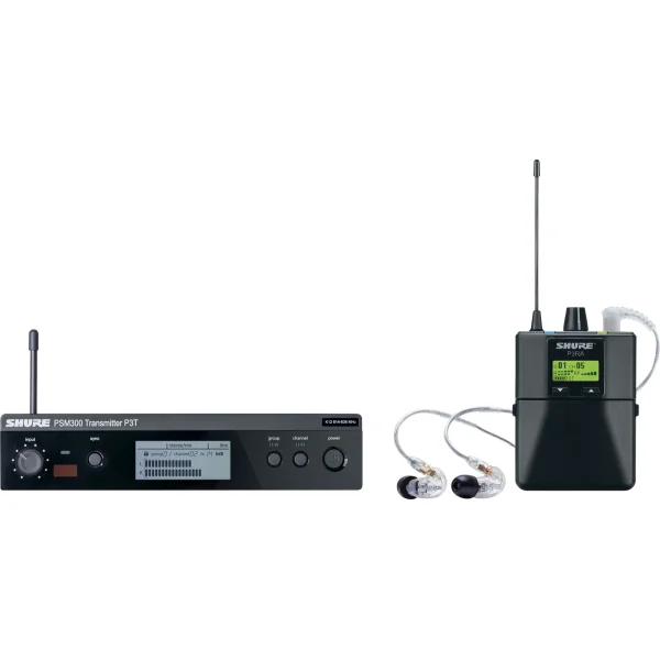 Shure PSM300 P3TERA215CL avec SE215CL