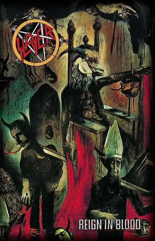 Slayer Reign in Blood Drapeau
