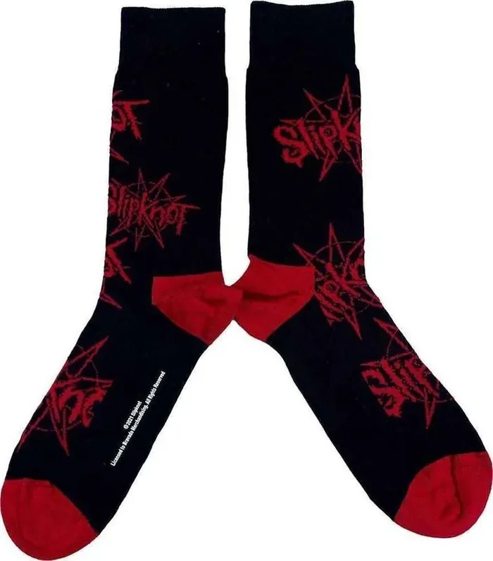 Slipknot Chaussettes Logo & Nonagram Black 40-45