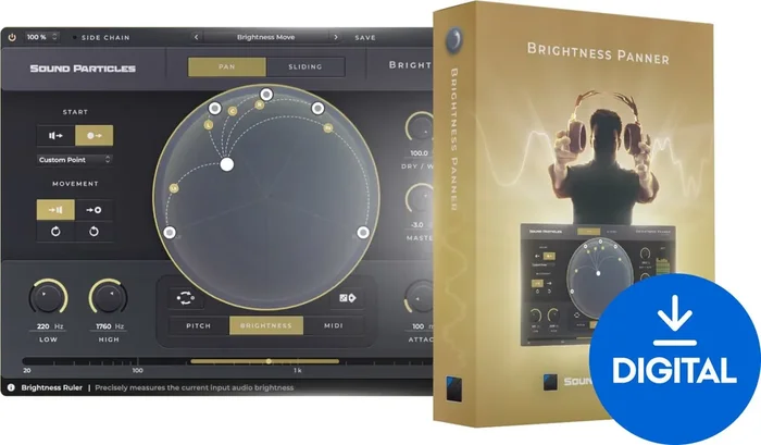 Sound Particles Brightness Panner (Produit numérique)