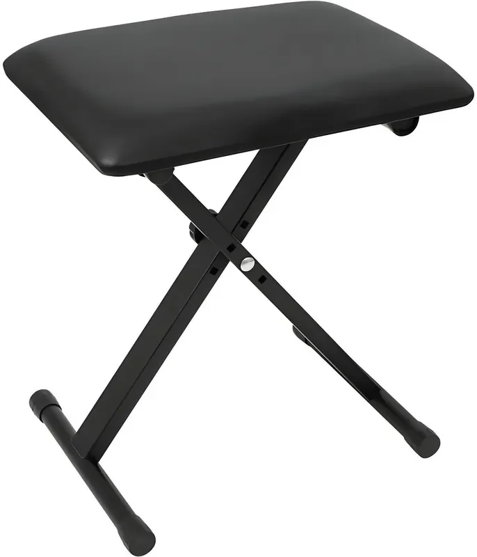 Soundking DF019 Banc pour piano en métal Black