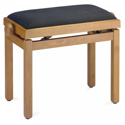STAGG PB39 OAKM VBK – BANQUETTE PIANO CHÊNE MAT + VELOUR NOIR